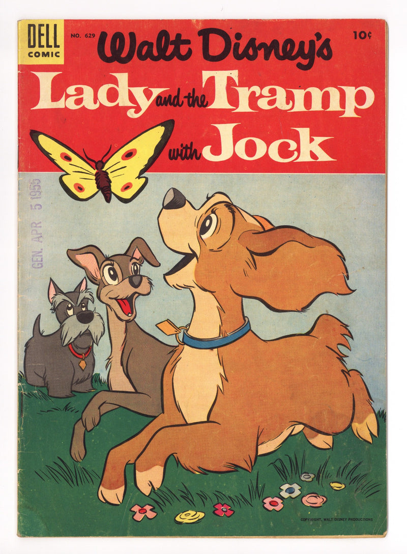 Four Color Vol 2 629 Low Grade Lady and the Tramp (1955) 