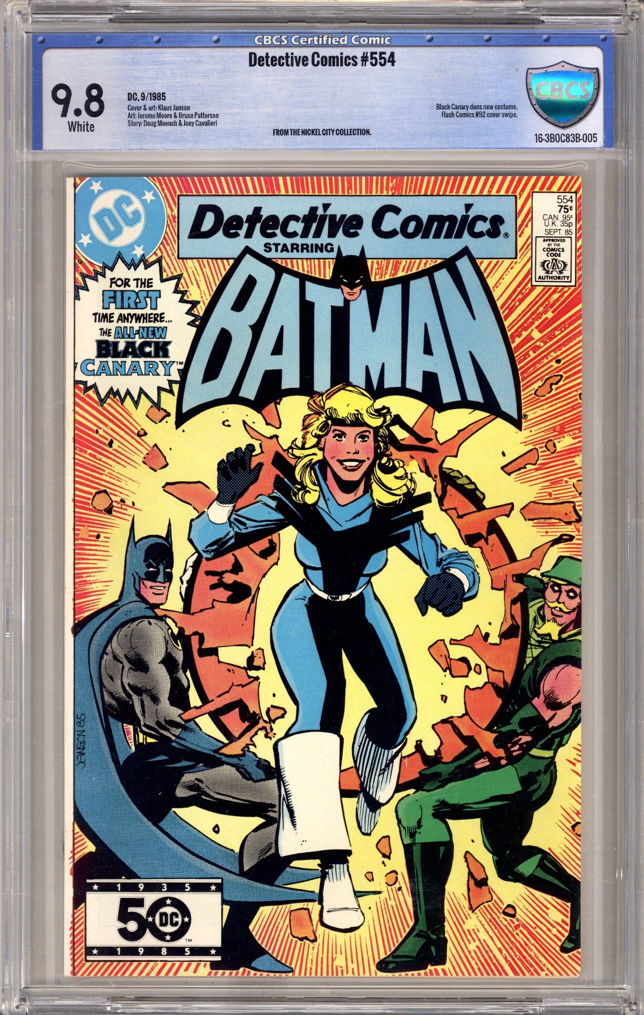 Detective Comics Vol 1 554 CBCS 9.8 (NM/M) (1985) 