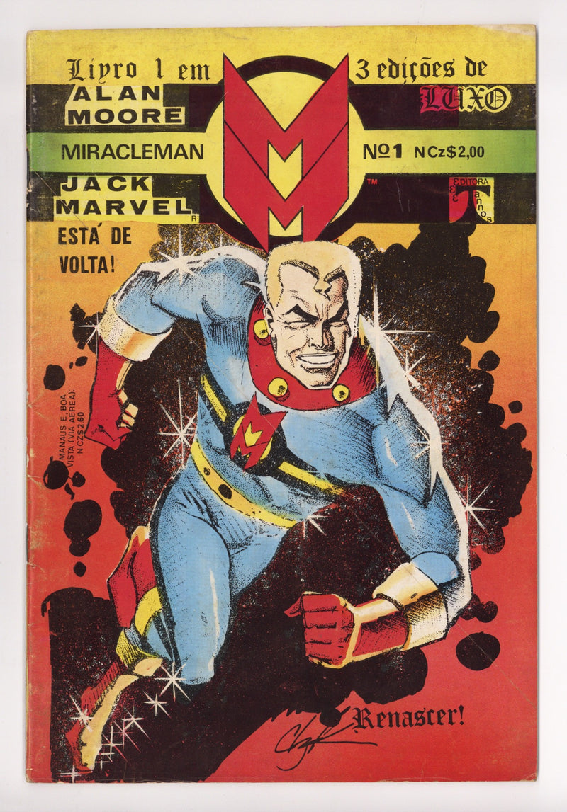 Miracleman 1 VG- (3.5) Brasil (1982) 