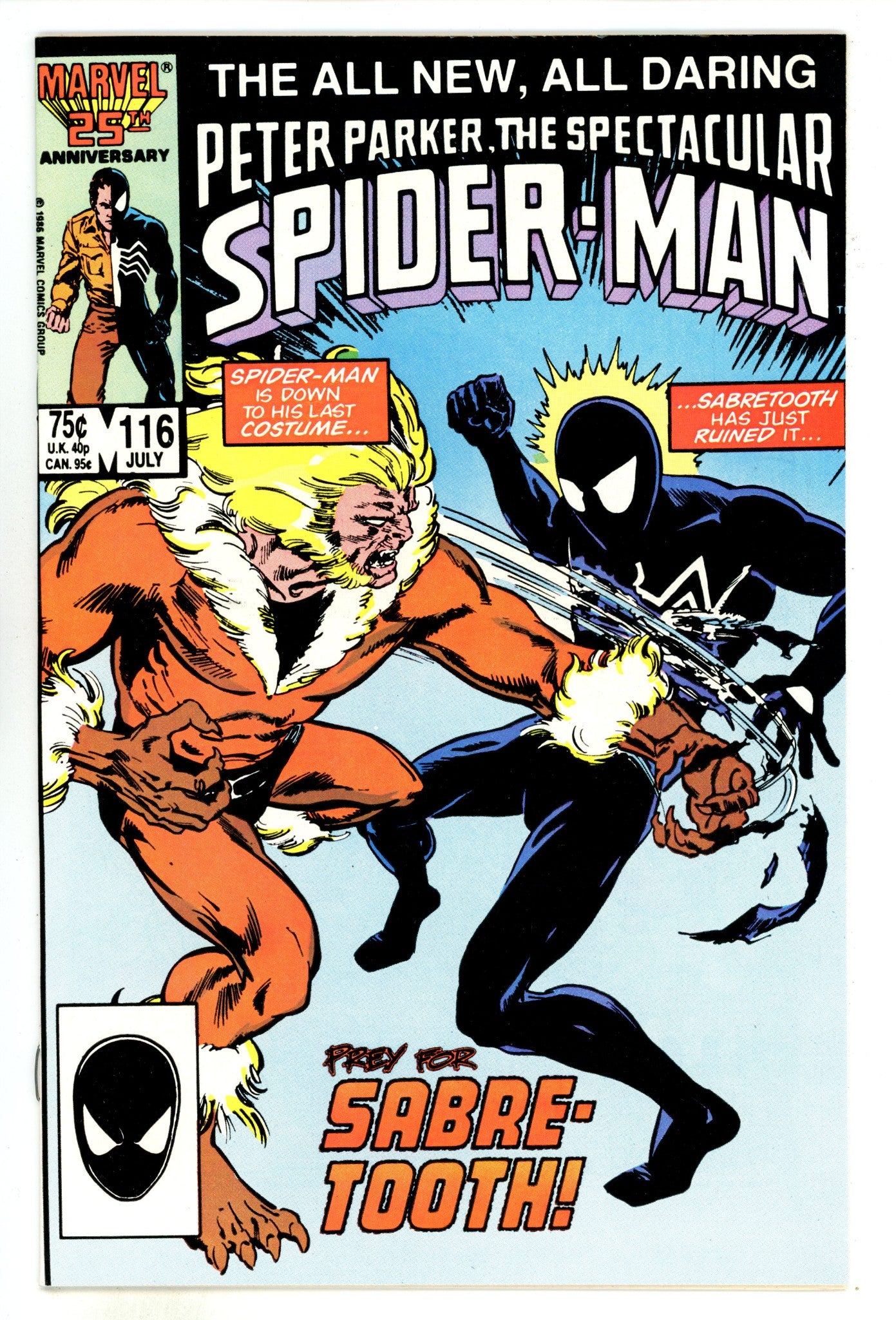 The Spectacular Spider-Man Vol 1 116 NM (9.4) (1986) 