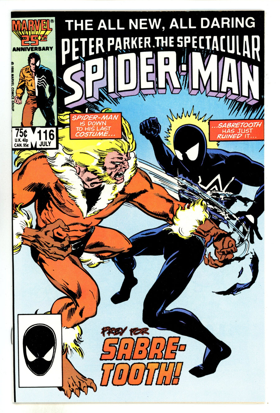 The Spectacular Spider-Man Vol 1 116 NM (9.4) (1986) 