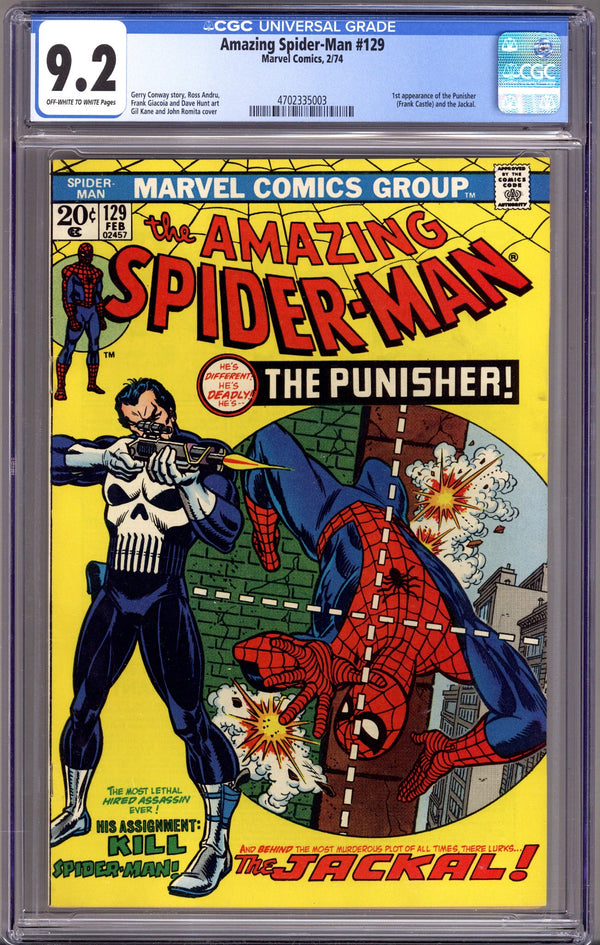 The Amazing Spider-Man Vol 1 129 CGC 9.2 (NM-) (1974)