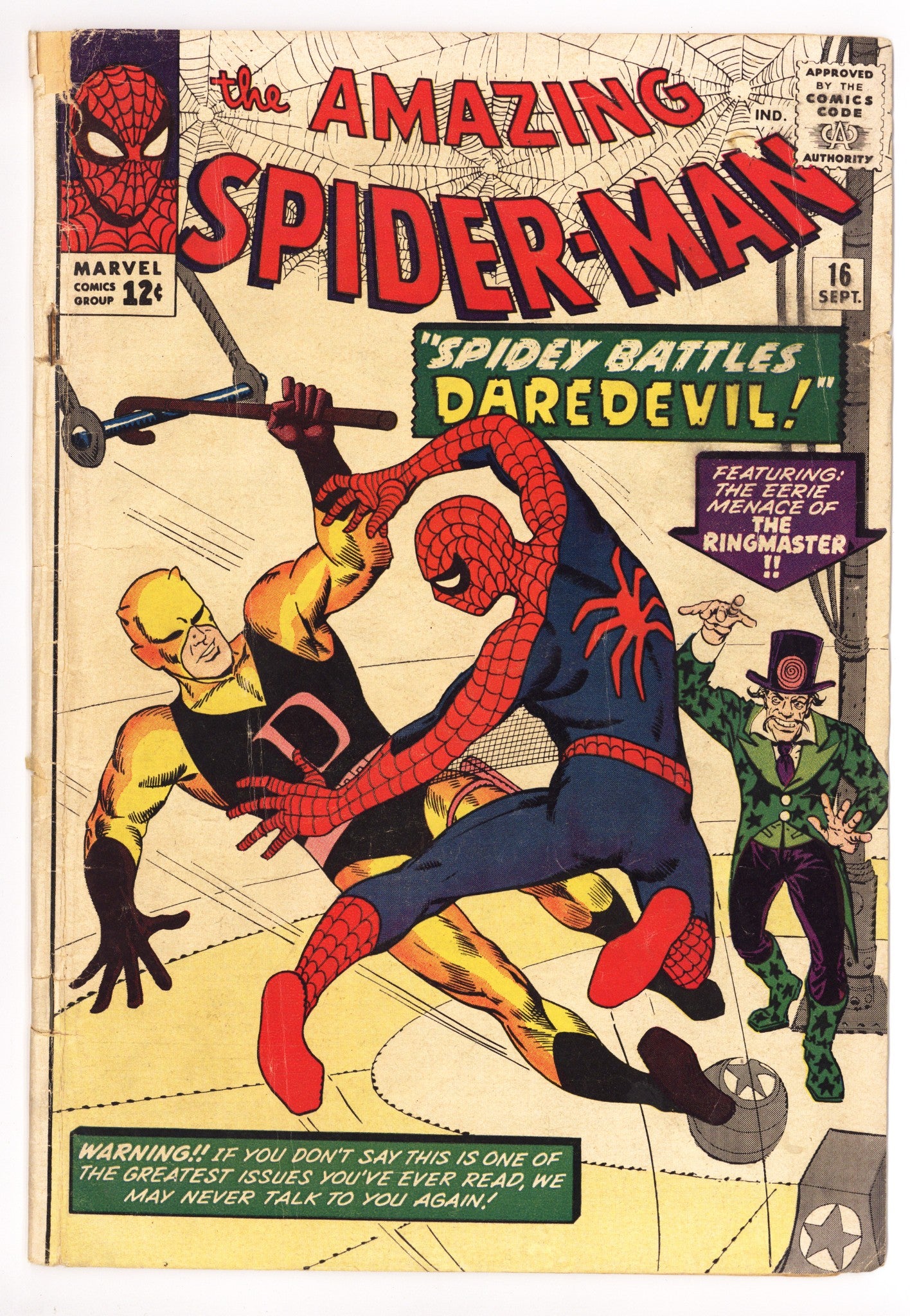 The Amazing Spider-Man Vol 1 16 GD (2.0) (1964) 
