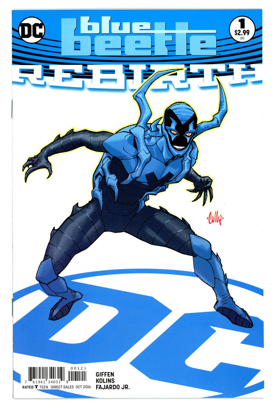 Blue Beetle: Rebirth 1 High Grade (2016) Hamner Variant 