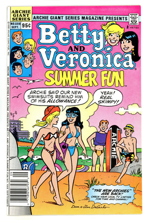 Archie Giant Series Magazine 598 VF+ (8.5) (1989)