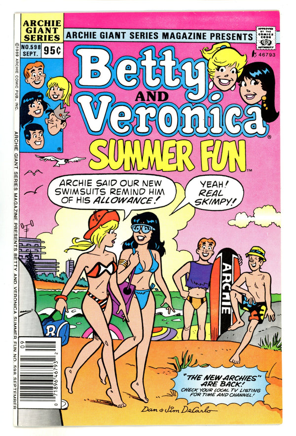 Archie Giant Series Magazine 598 VF+ (8.5) (1989)