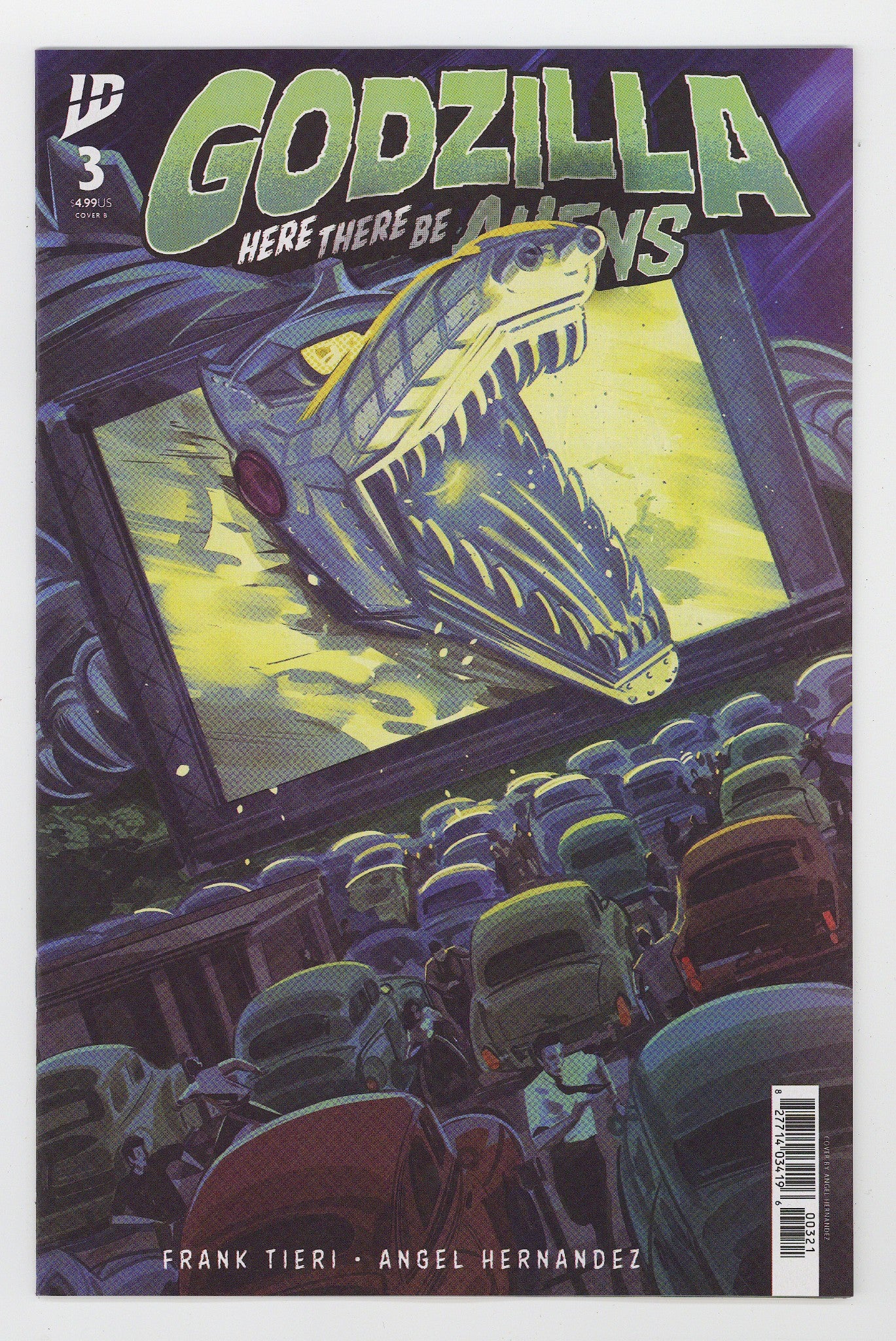 Godzilla: Here There Be Aliens 3 Hernández Variant (2025)