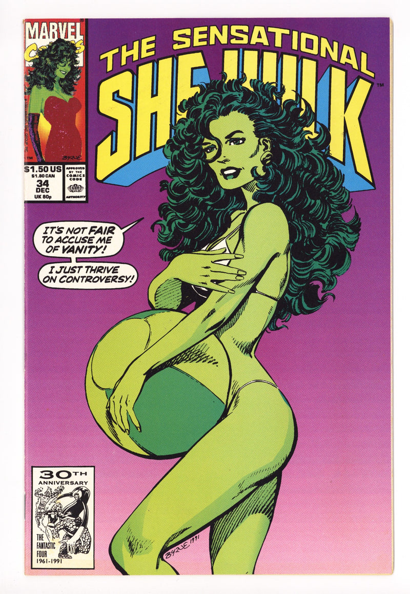 The Sensational She-Hulk 34 VF (8.0) (1991) 