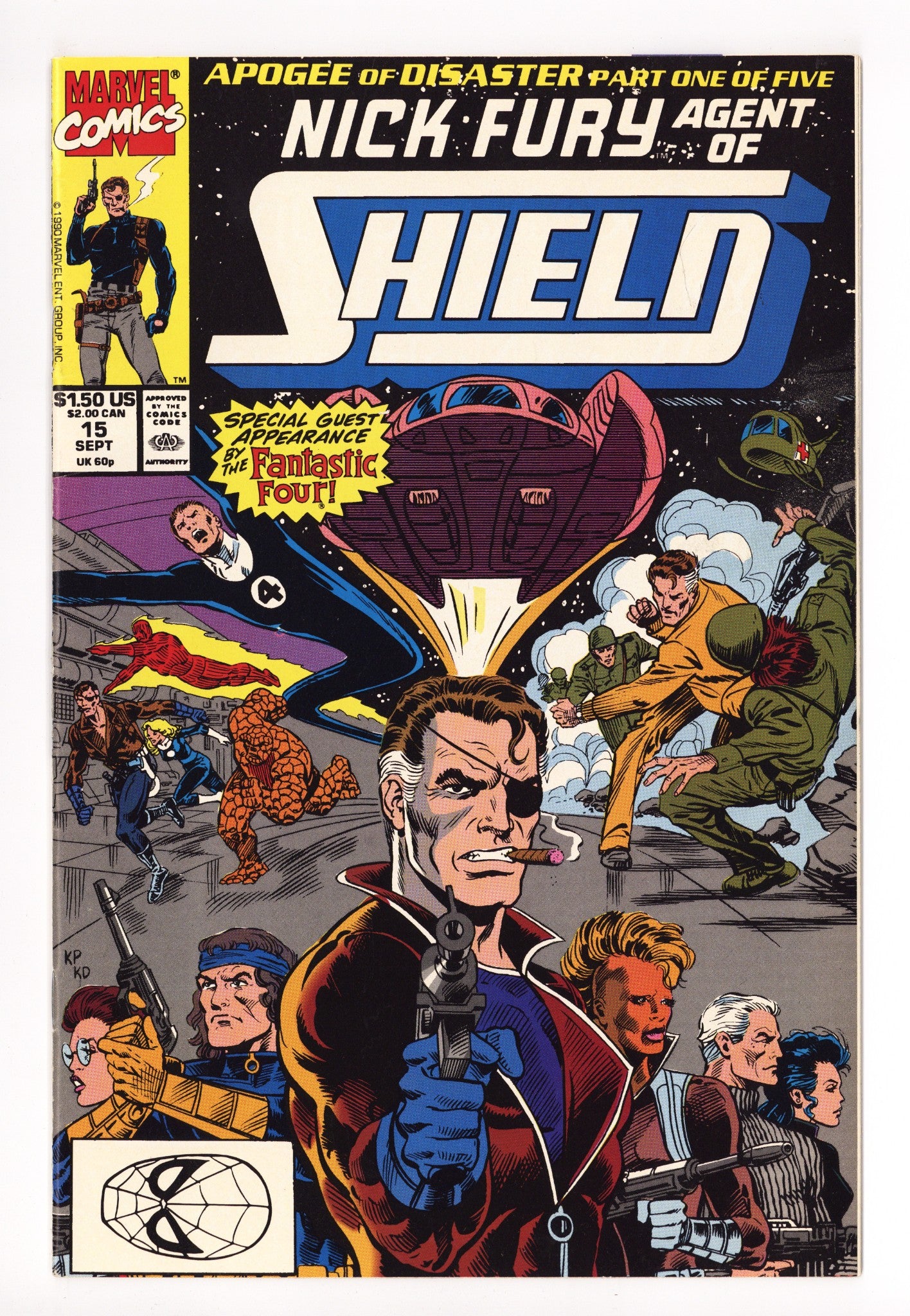 Nick Fury, Agent of S.H.I.E.L.D. Vol 4 15 Mid Grade (1990) 