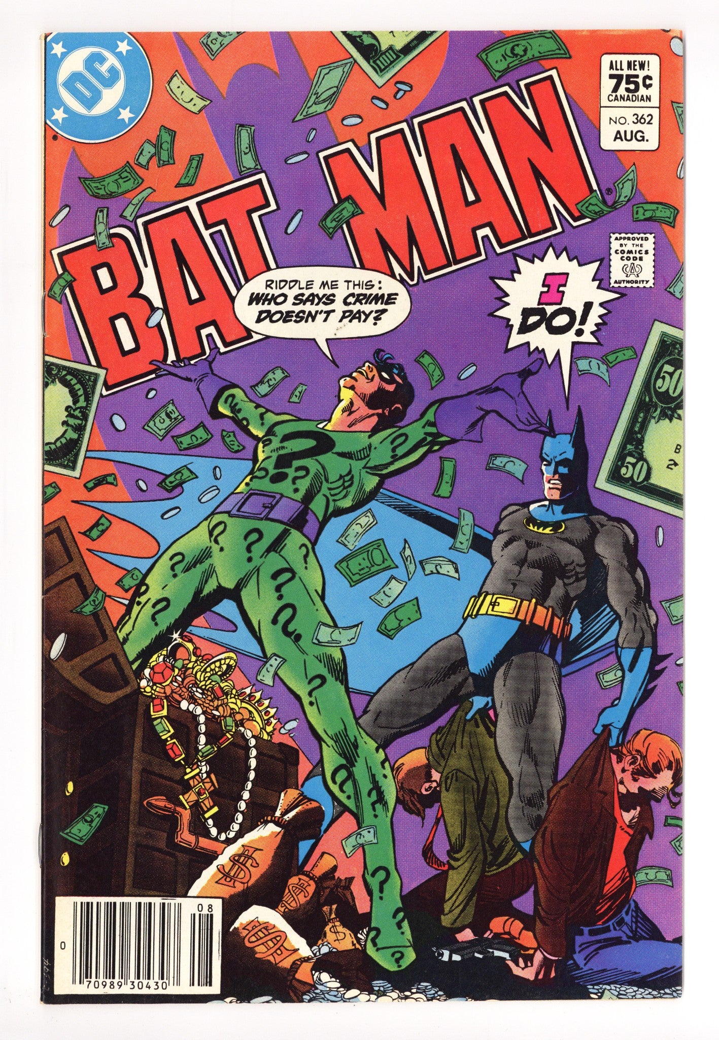 Batman Vol 1 362 FN/VF (7.0) (1983) Canadian Price Variant 