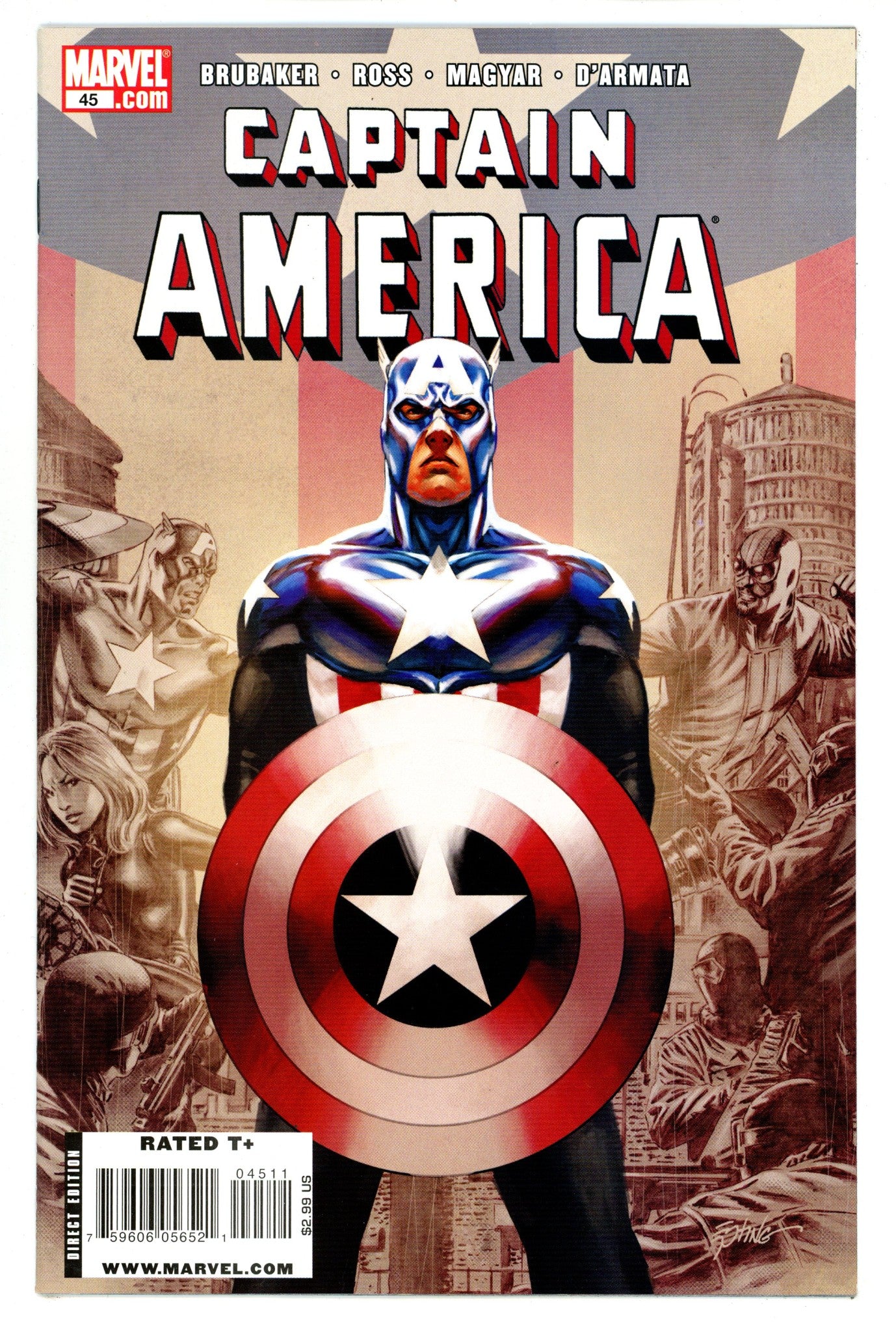 Captain America Vol 1 45 High Grade (2009) 