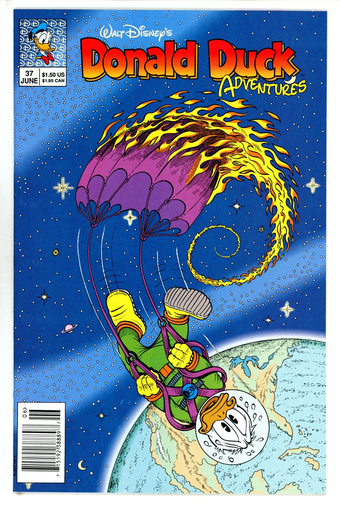 Walt Disney's Donald Duck Adventures Vol 2 37 Newsstand NM- (1993)