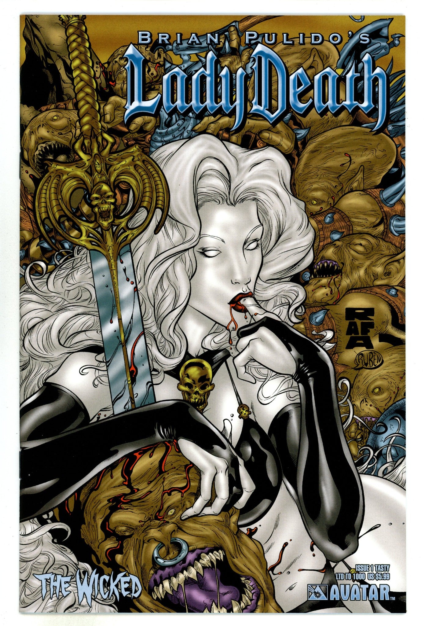 Lady Death: The Wicked 1 NM (9.4) (2005) Lopez Variant 