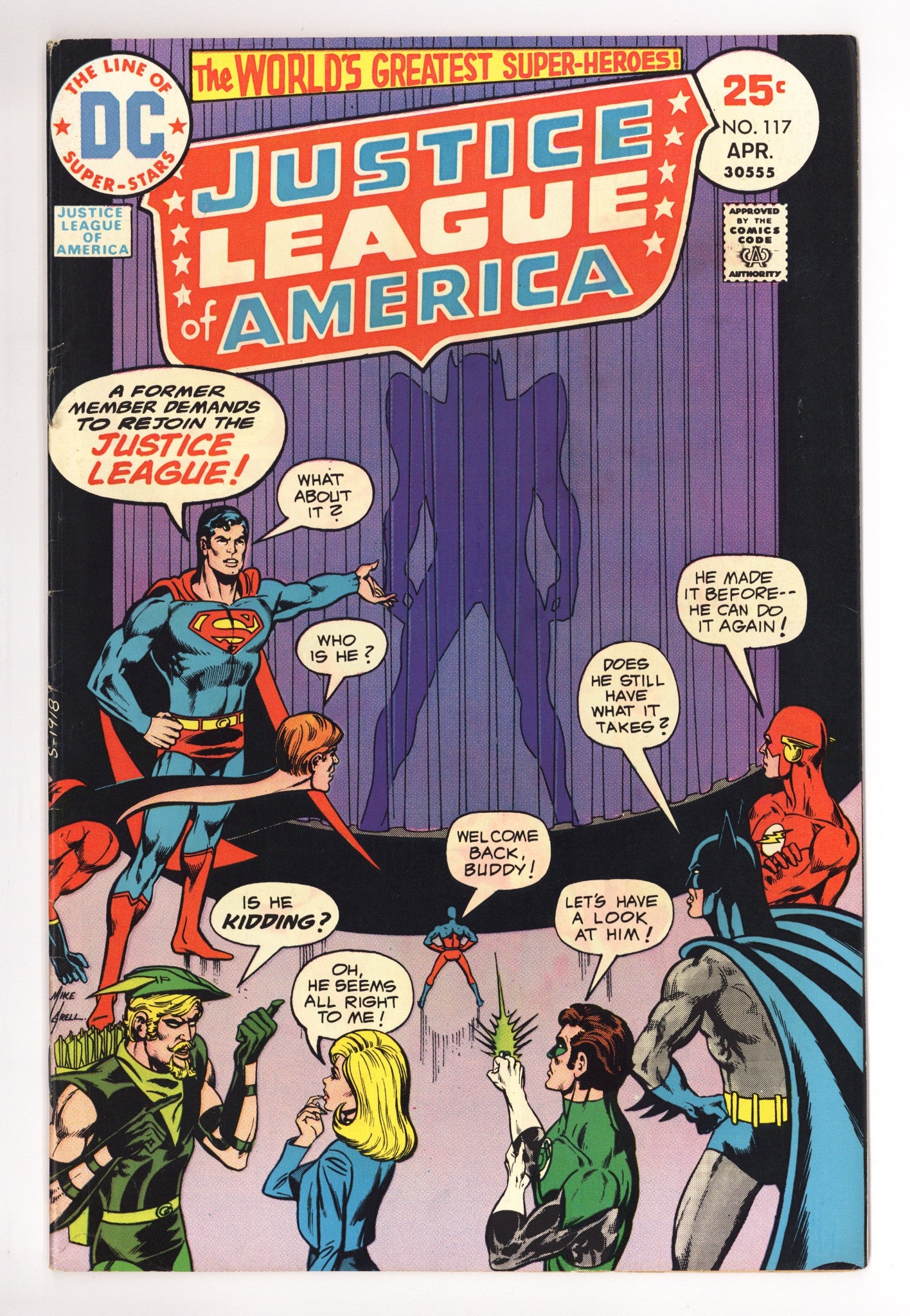 Justice League of America Vol 1 117 FN+ (6.5) (1975) 