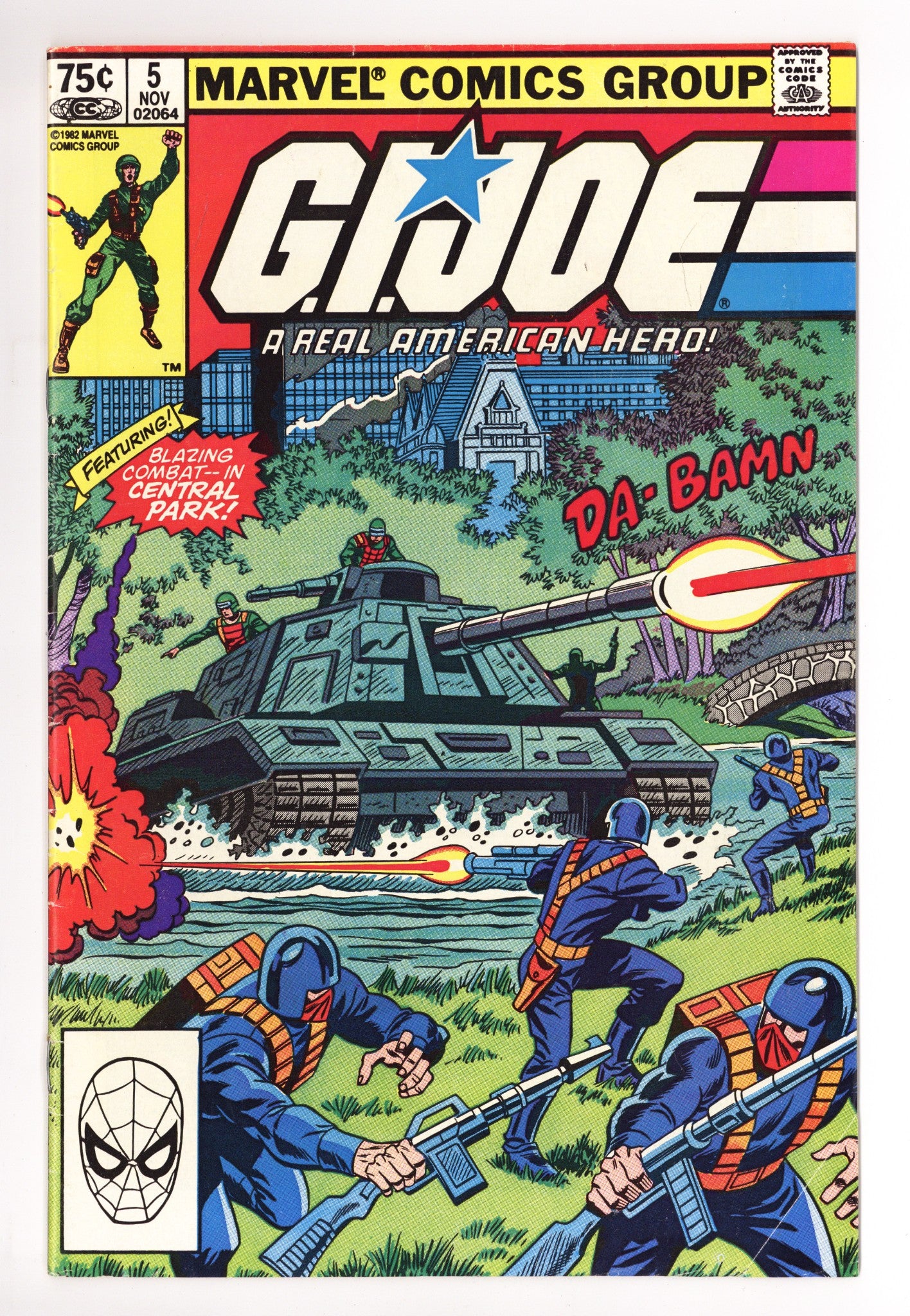 G.I. Joe, A Real American Hero 5 VG/FN (5.0) (1982) 2nd Print 