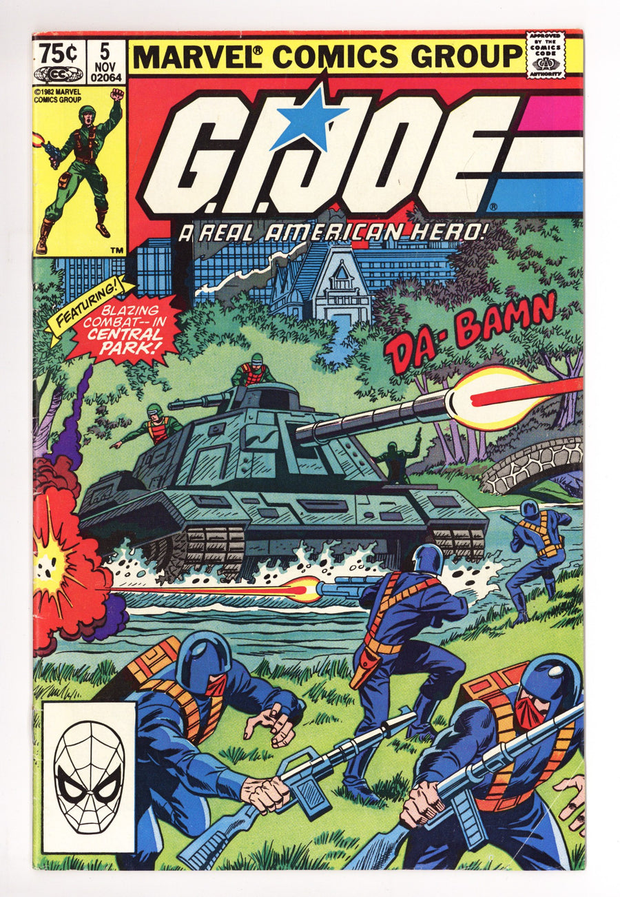 G.I. Joe, A Real American Hero 5 VG/FN (5.0) (1982) 2nd Print 