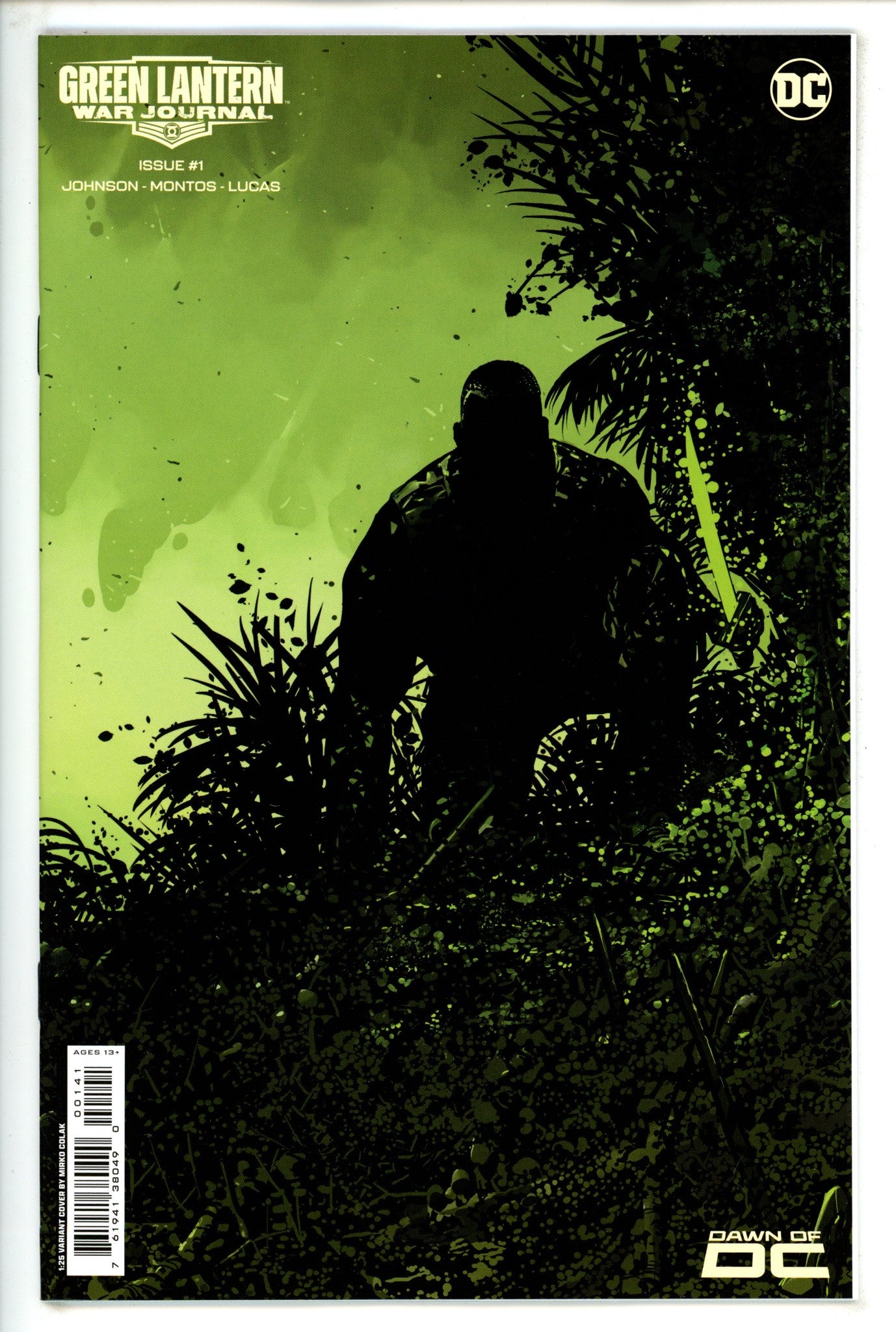 Green Lantern War Journal 1 Colak Incentive Variant NM+ (2023)