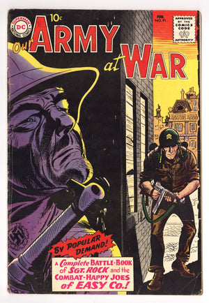 Our Army at War Vol 1 91 VG+ (4.5) (1960)