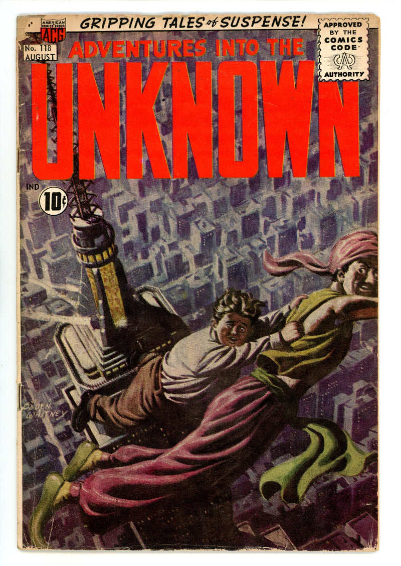 Adventures into the Unknown 118 VG- (3.5) Tape (1960) 