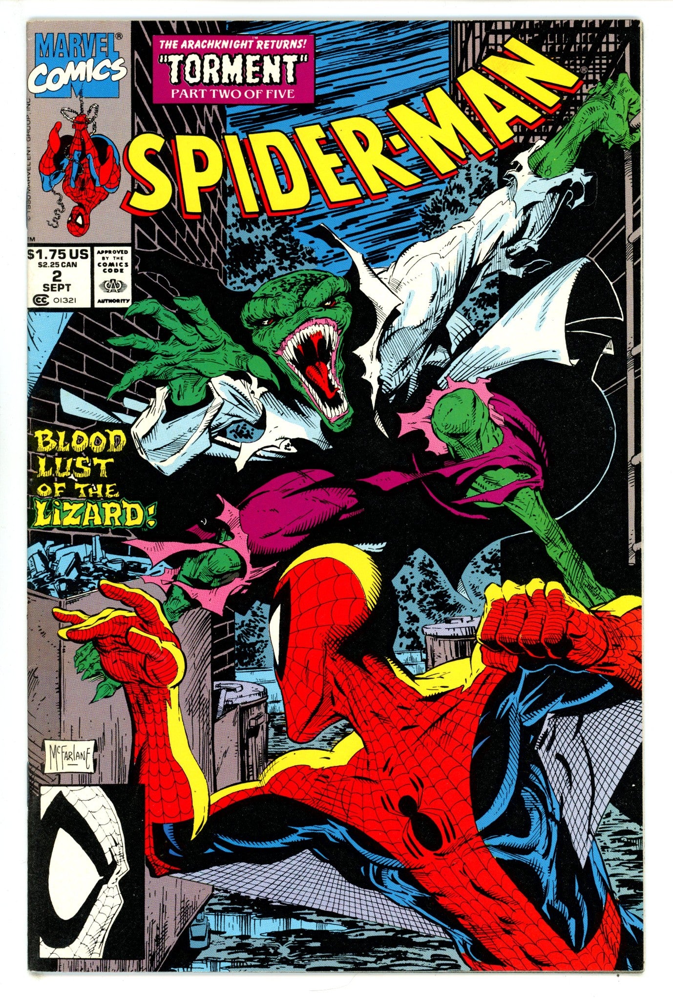 Spider-Man Vol 1 2 FN/VF (1990)