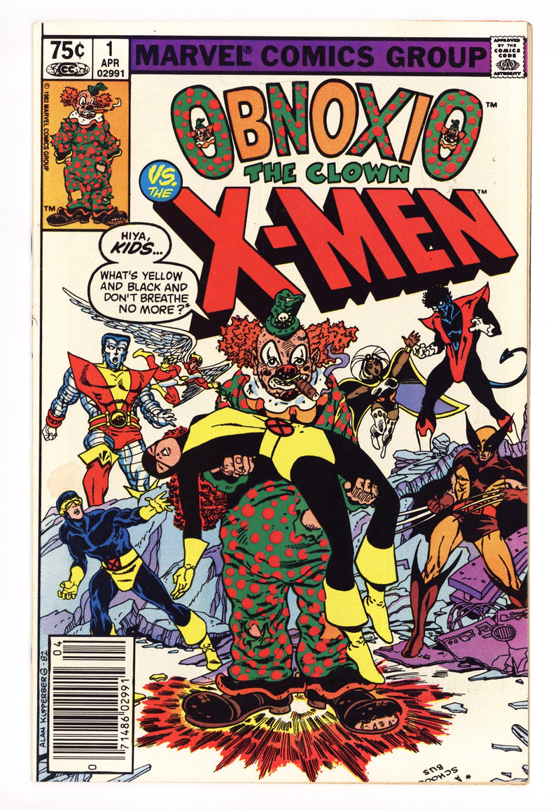 Obnoxio the Clown 1 FN (6.0) (1983) Canadian Price Variant 