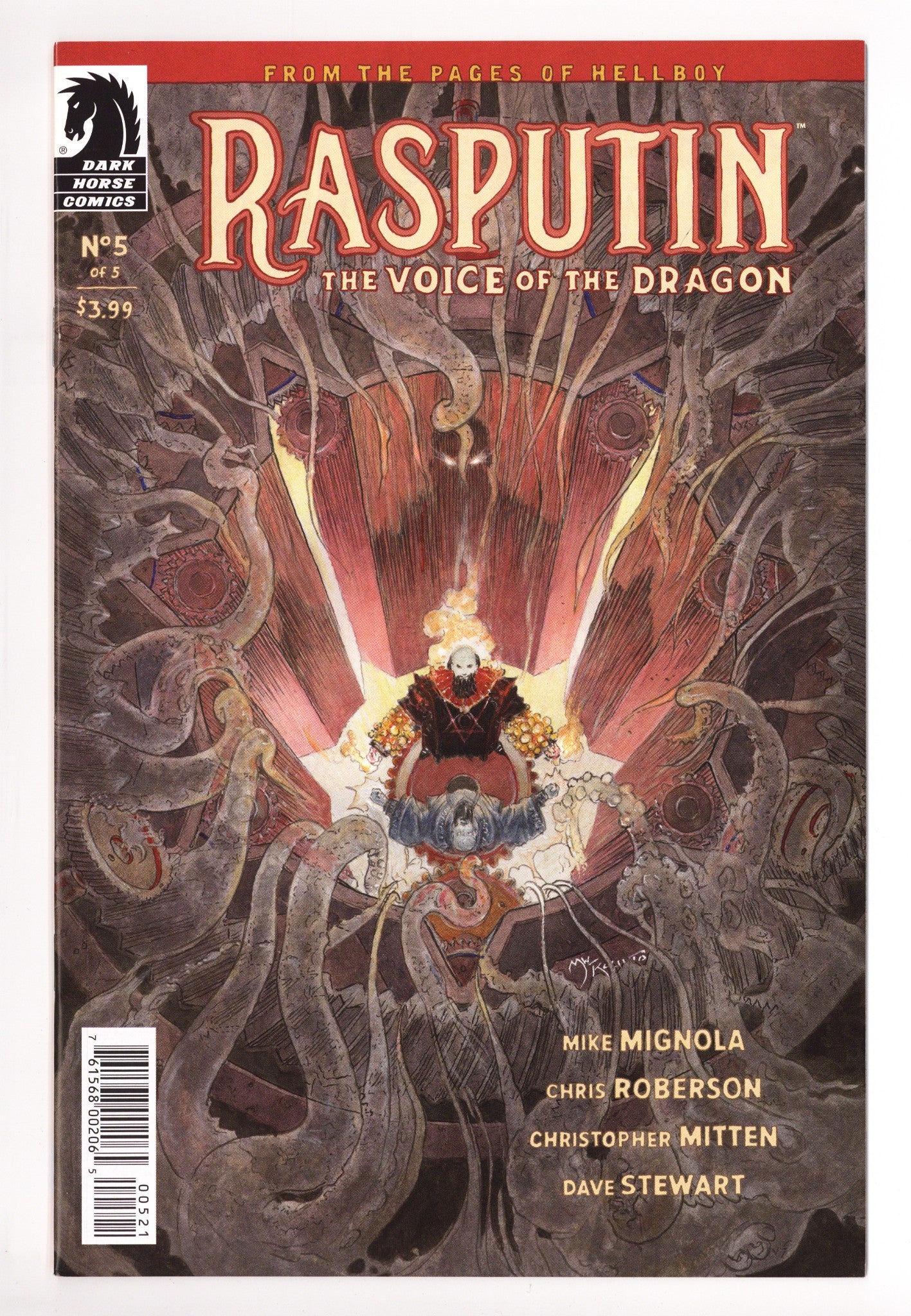 Rasputin: Voice of the Dragon 5 High Grade (2018) Kaluta Variant 