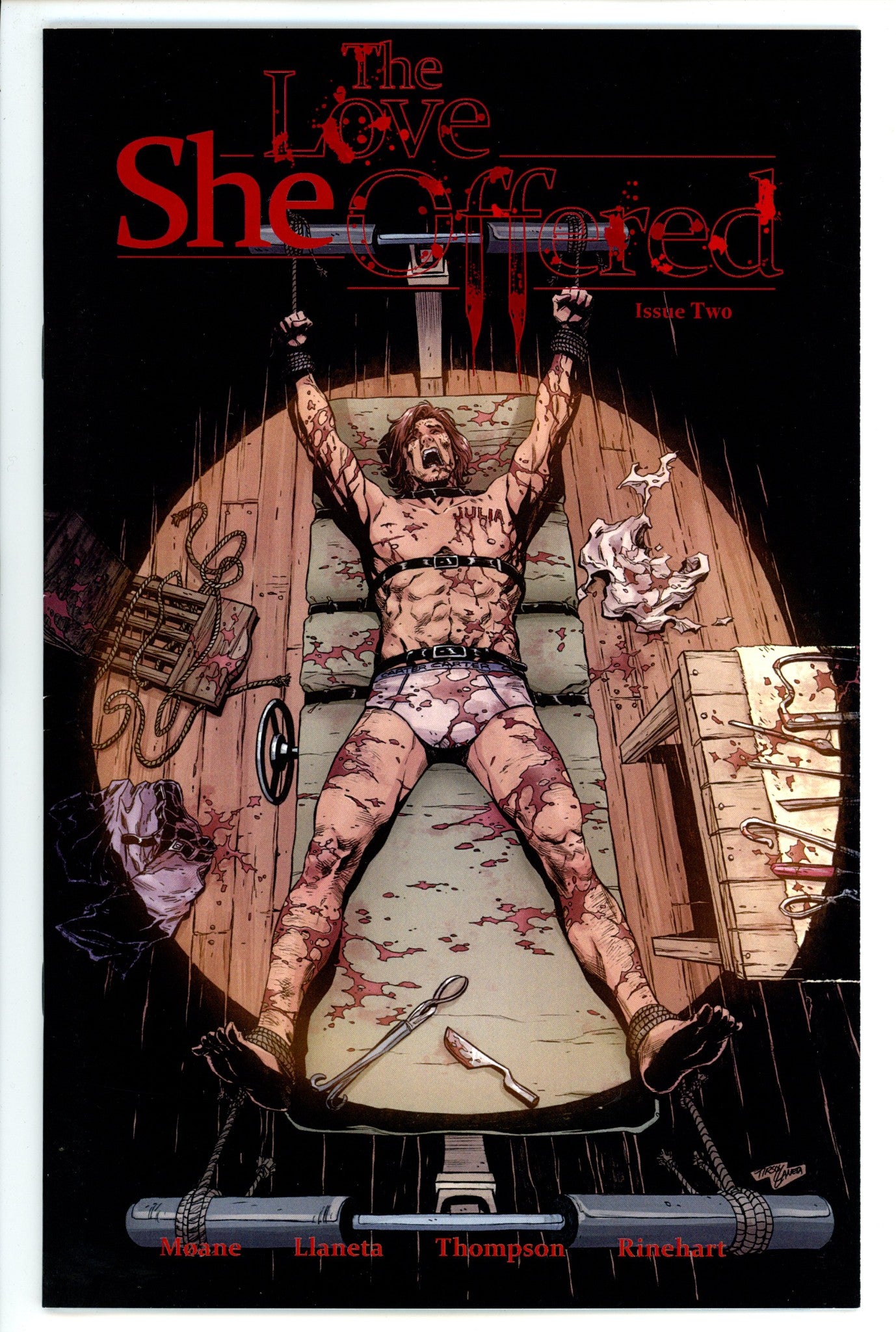 The Love She Offered 2 VF+ (8.5) /50 (2019) Llaneta Exclusive Variant 