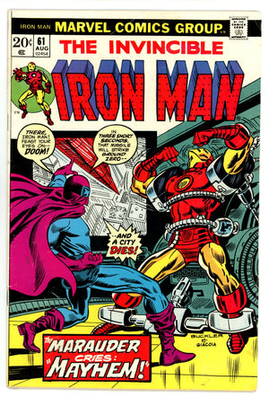 Iron Man Vol 1 61  VG+ (4.5)   (1973)        