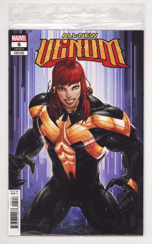 All-New Venom 5 New, Sealed (2025) Crain One Per Store Variant