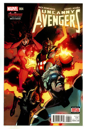 Uncanny Avengers Vol 1 4 High Grade (2015)