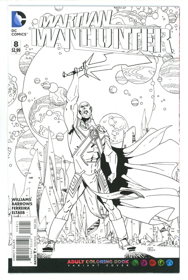 Martian Manhunter Vol 4 8 High Grade (2016) Kuhn Variant