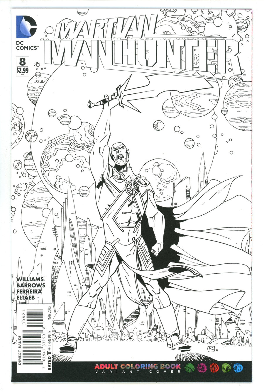 Martian Manhunter Vol 4 8 High Grade (2016) Kuhn Variant 