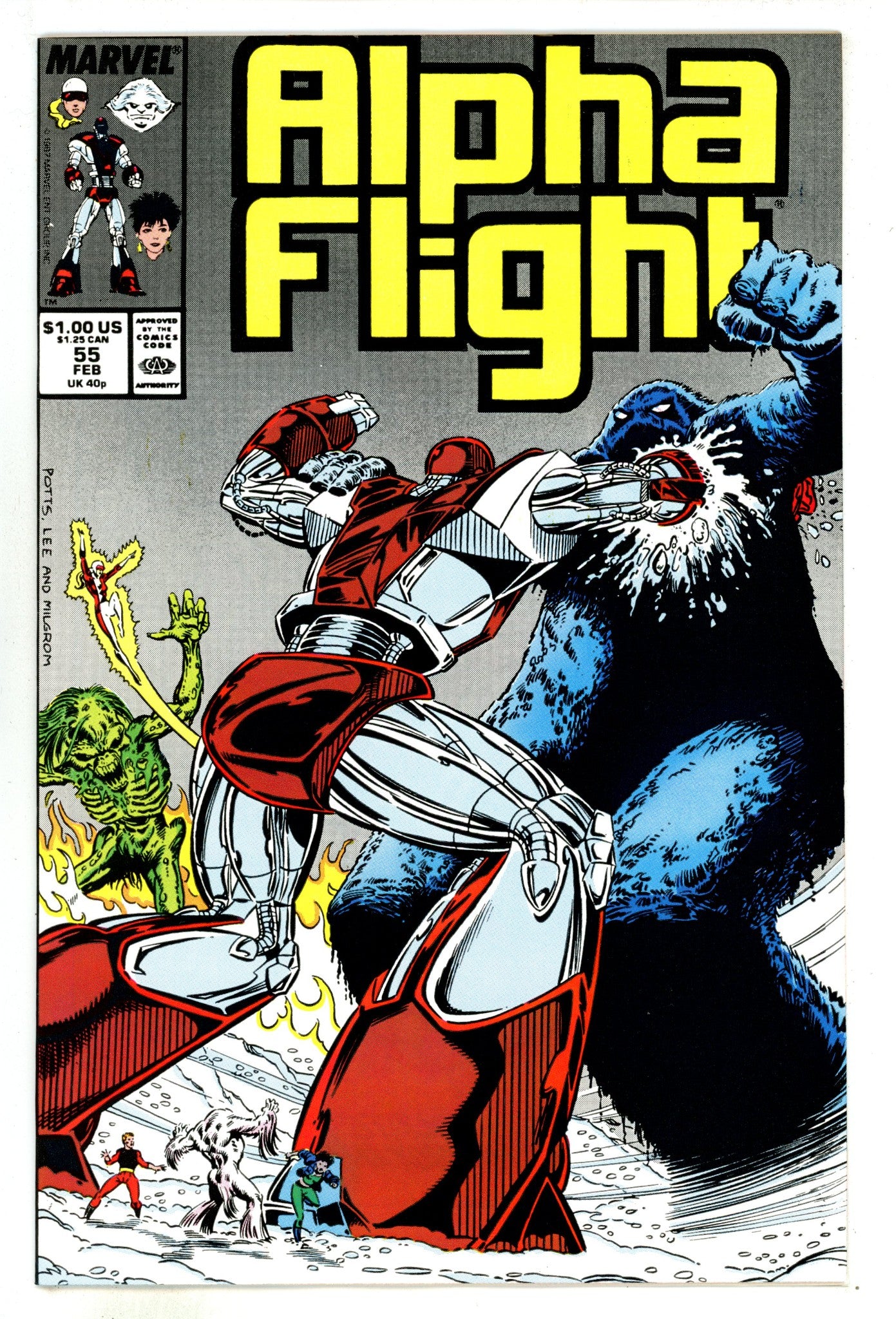 Alpha Flight Vol 1 55 High Grade (1988) 