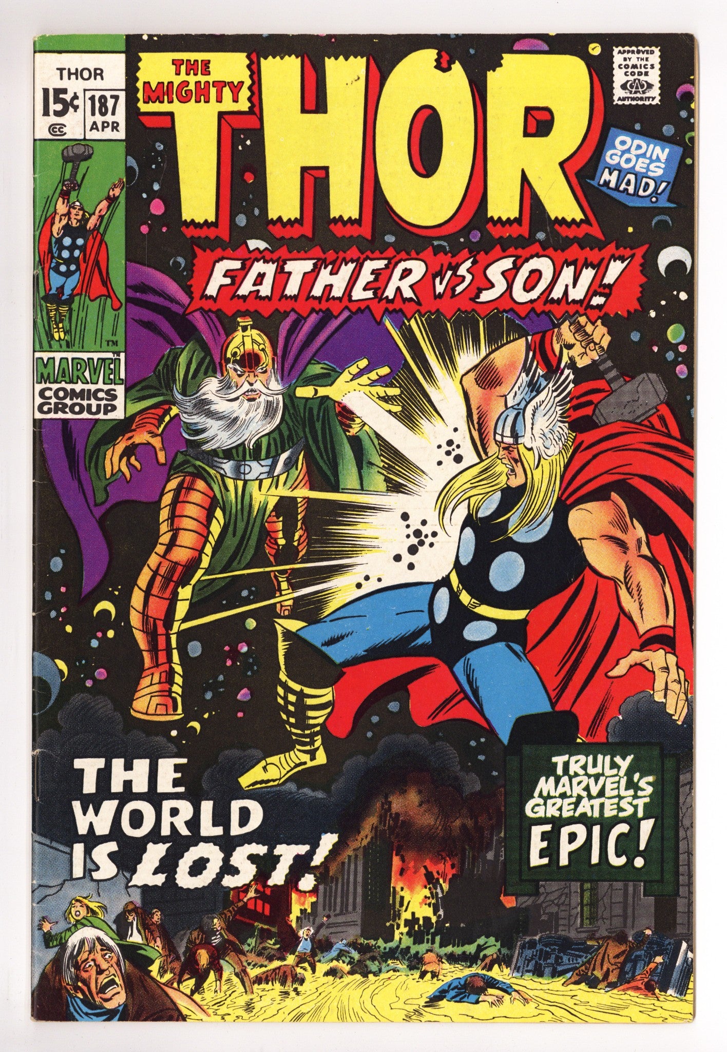 Thor Vol 1 187 FN/VF (7.0) (1971) 