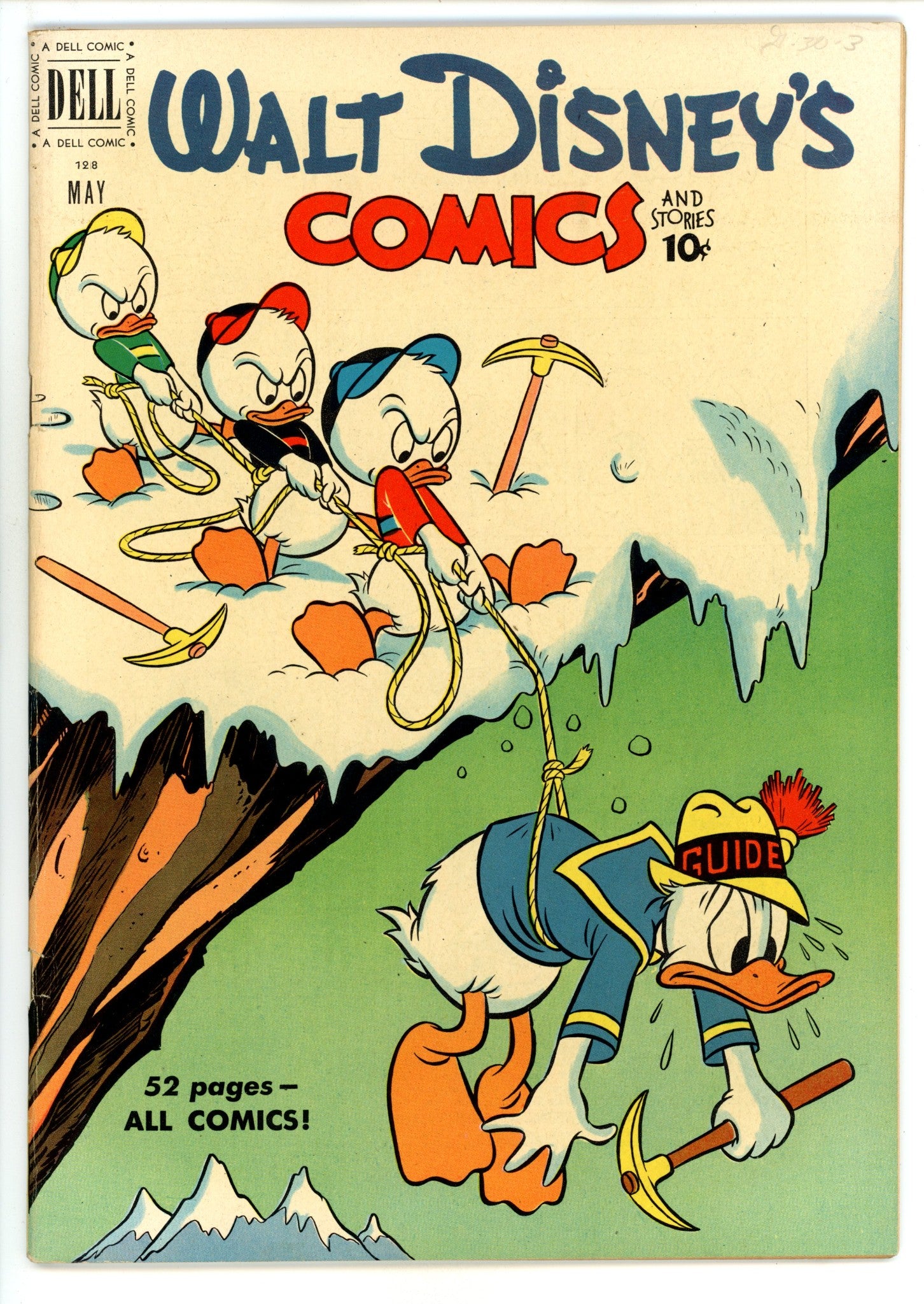 Walt Disney's Comics and Stories Vol 11 8 (128) VF- (7.5) (1951) 