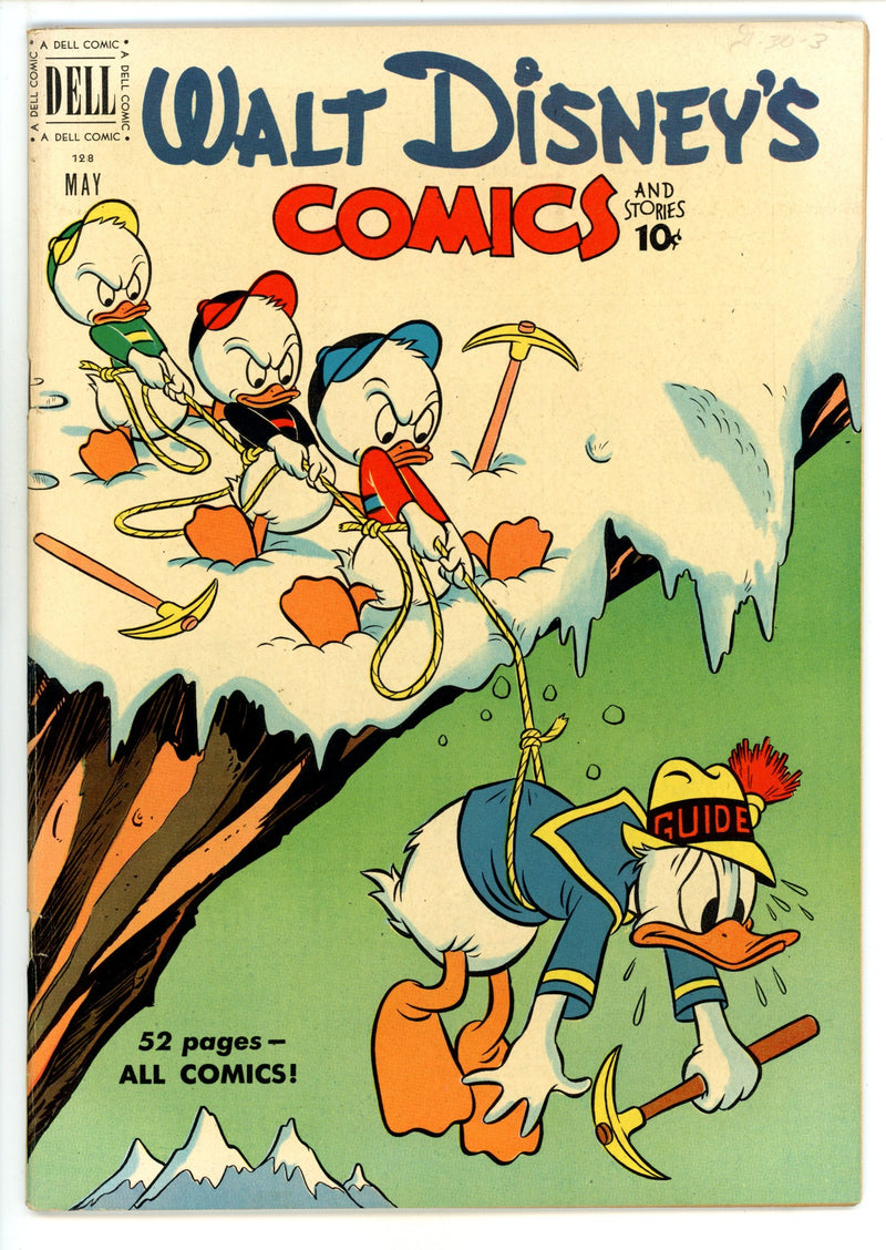 Walt Disney's Comics and Stories Vol 11 8 (128) VF- (7.5) (1951) 