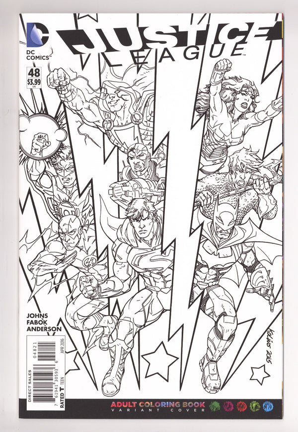 Justice League 48 High Grade (2016) Kolins Variant