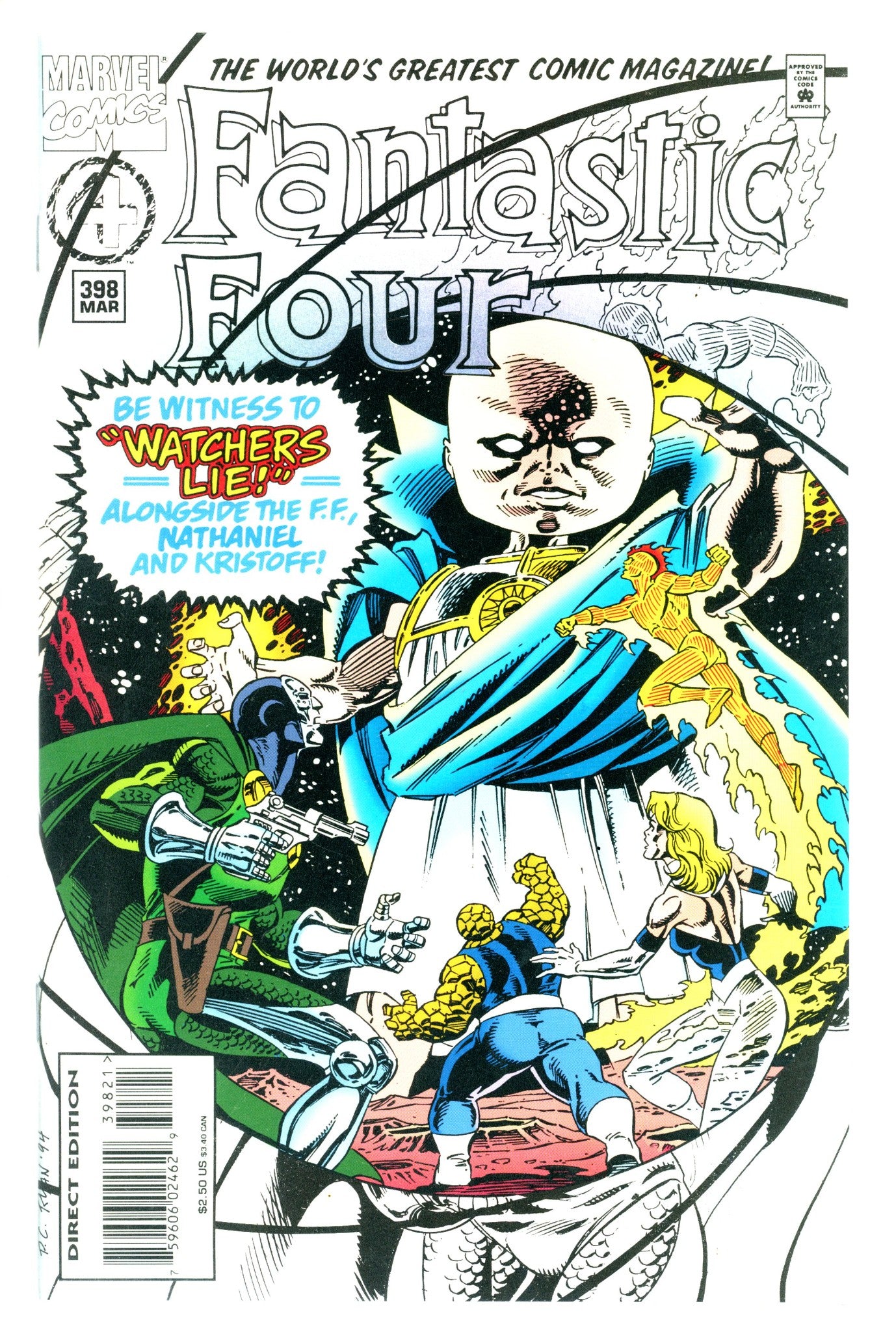 Fantastic Four Vol 1 398 Foil Variant (1995)
