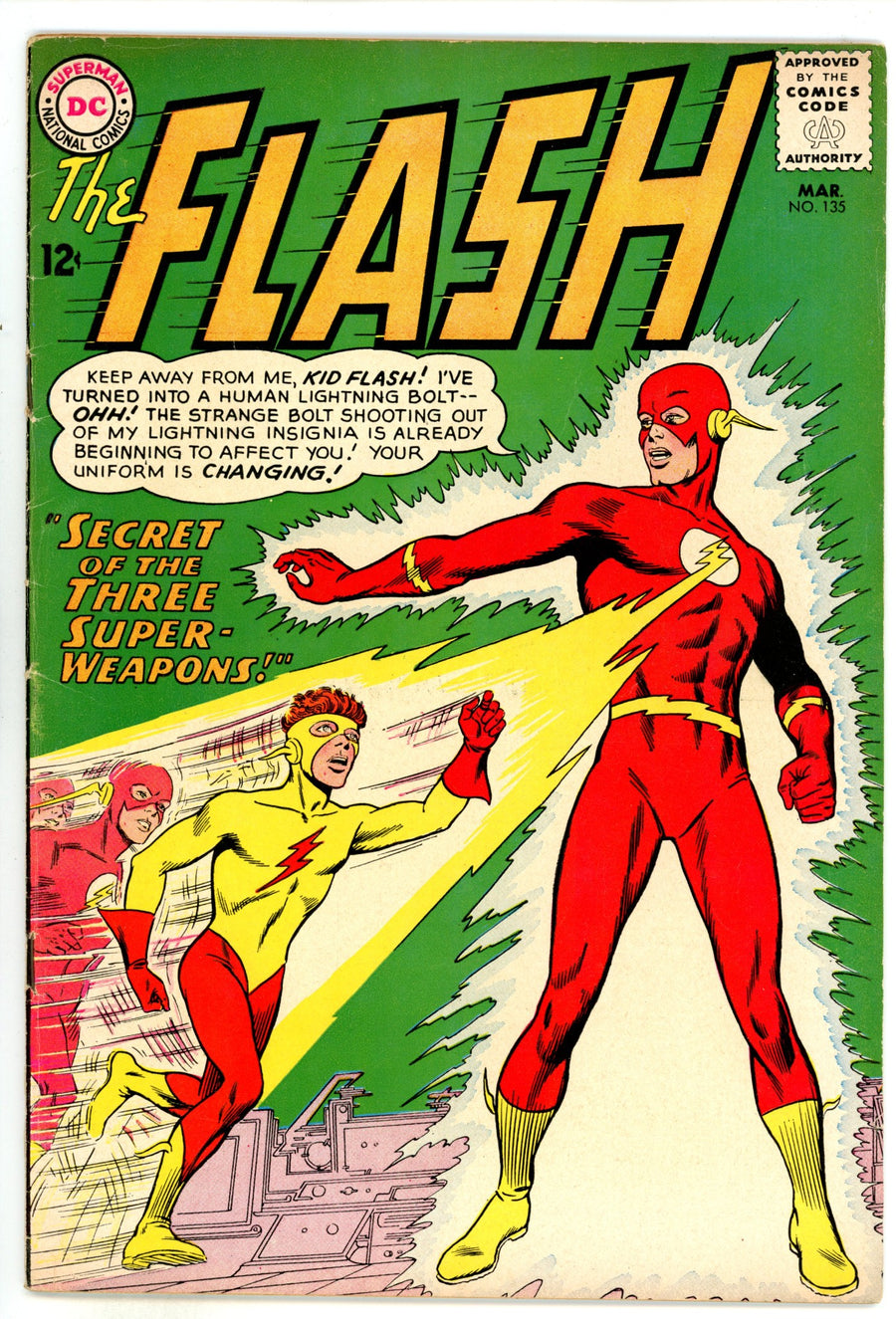 The Flash Vol 1 135 FN- (5.5) (1963) 