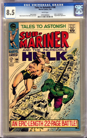 Tales to Astonish Vol 1 100 CGC 8.5 (VF+) (1968)