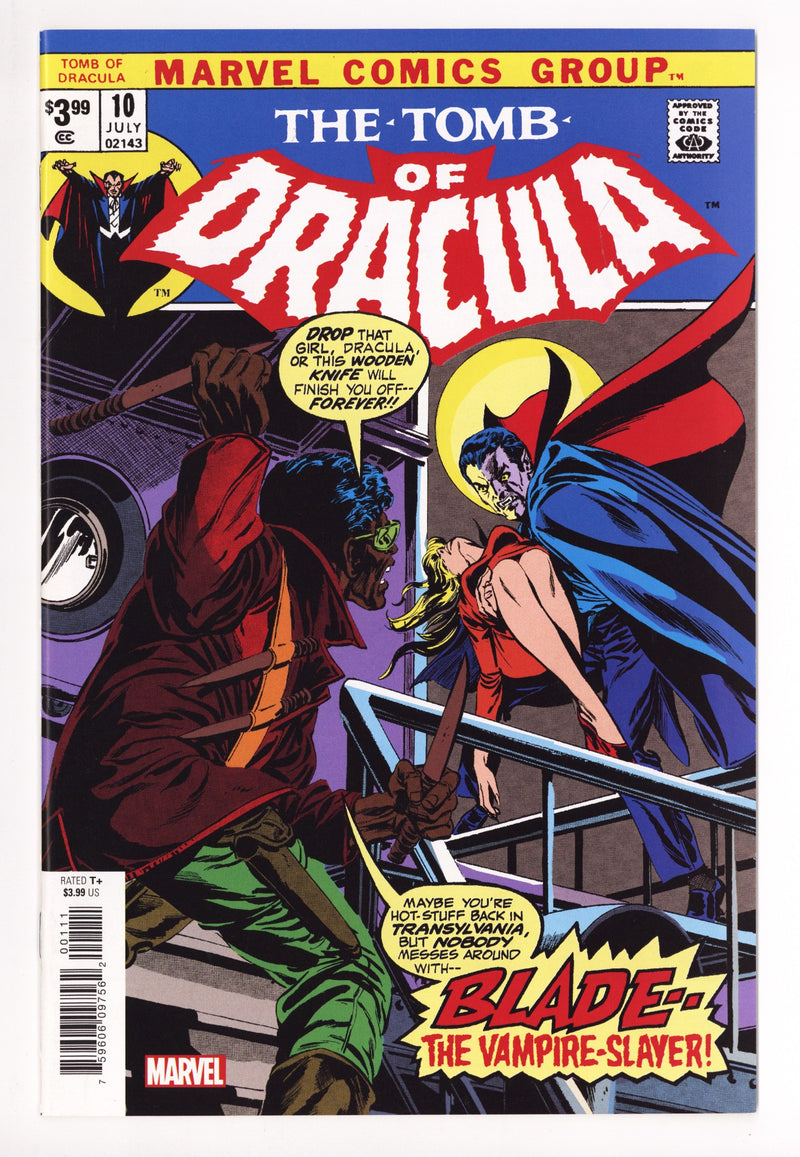 Tomb of Dracula No. 10 Facsimile Edition [nn] NM- (9.2) (2020) 