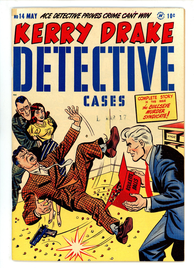 Kerry Drake Detective Cases 14 FN/VF (7.0) (1949) 