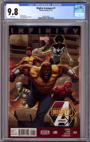 Mighty Avengers Vol 2 1 CGC 9.8 (NM/M) (2013)
