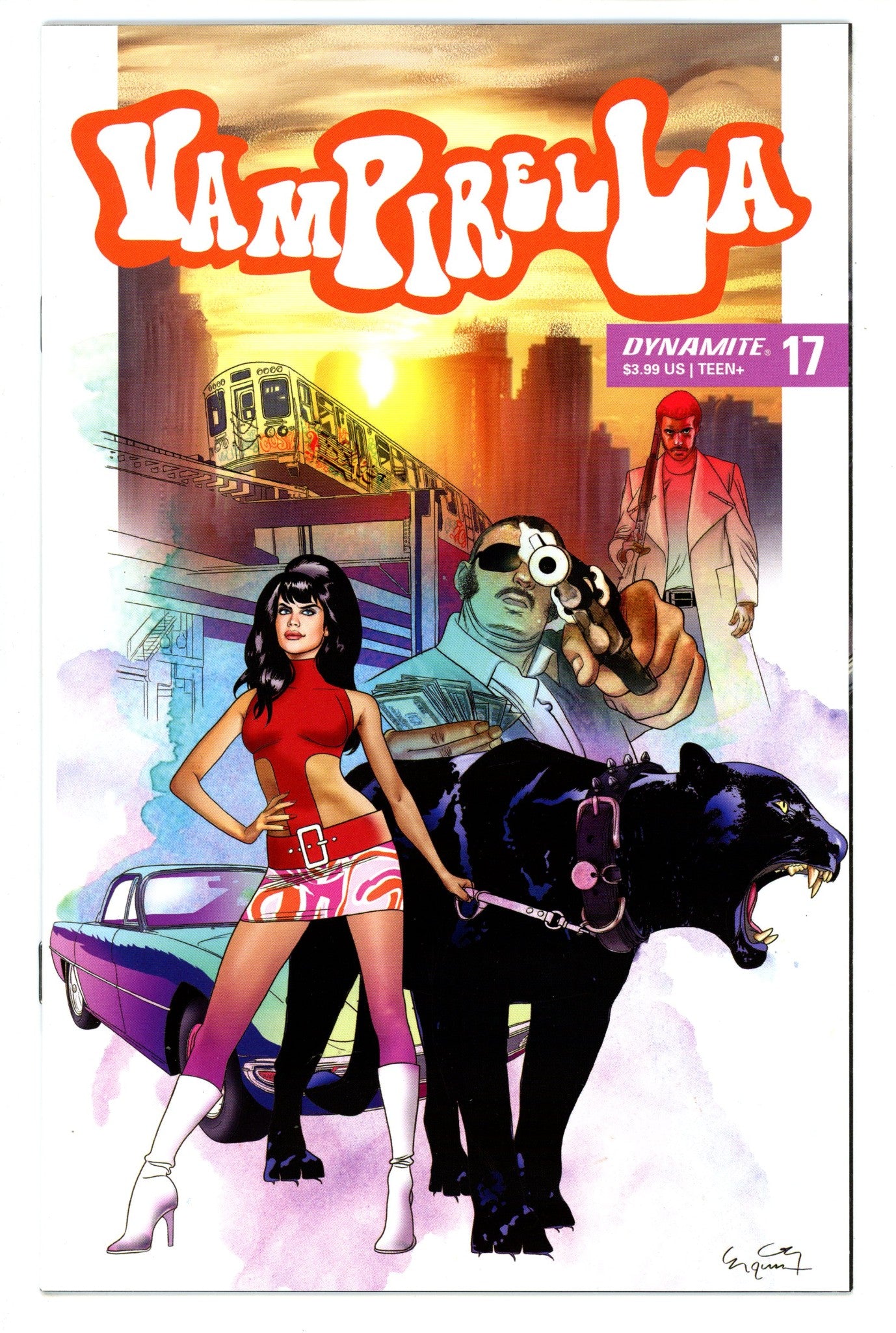 Vampirella Vol 6 17 High Grade (2021) Gunduz Variant 
