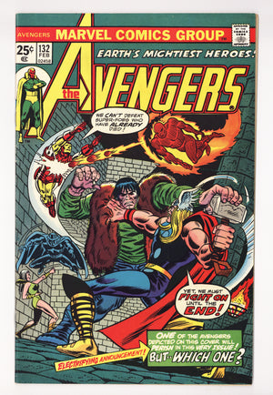 The Avengers Vol 1 132  VF- (7.5)   (1975)