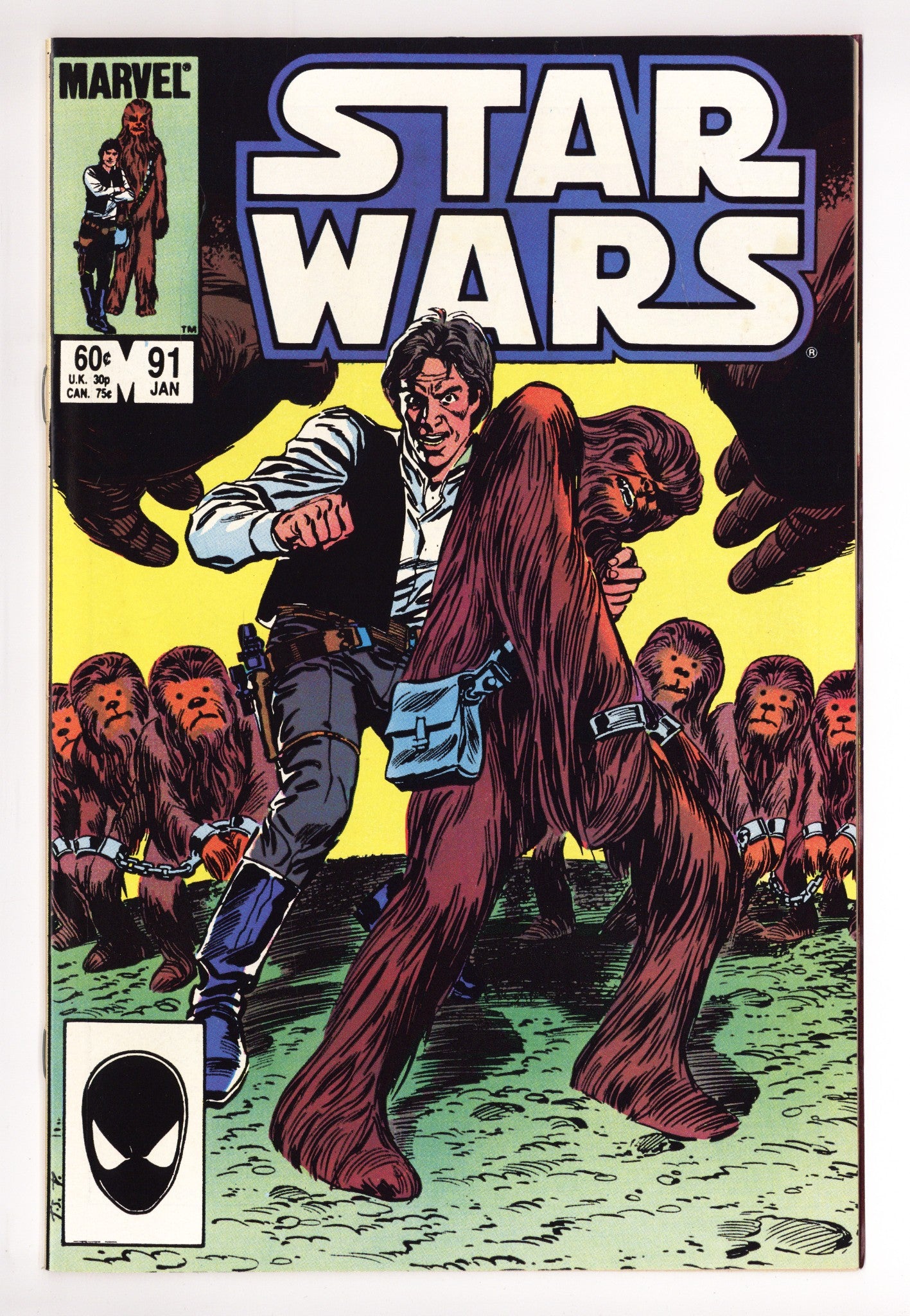 Star Wars Vol 1 91 NM- (9.2) (1985) 