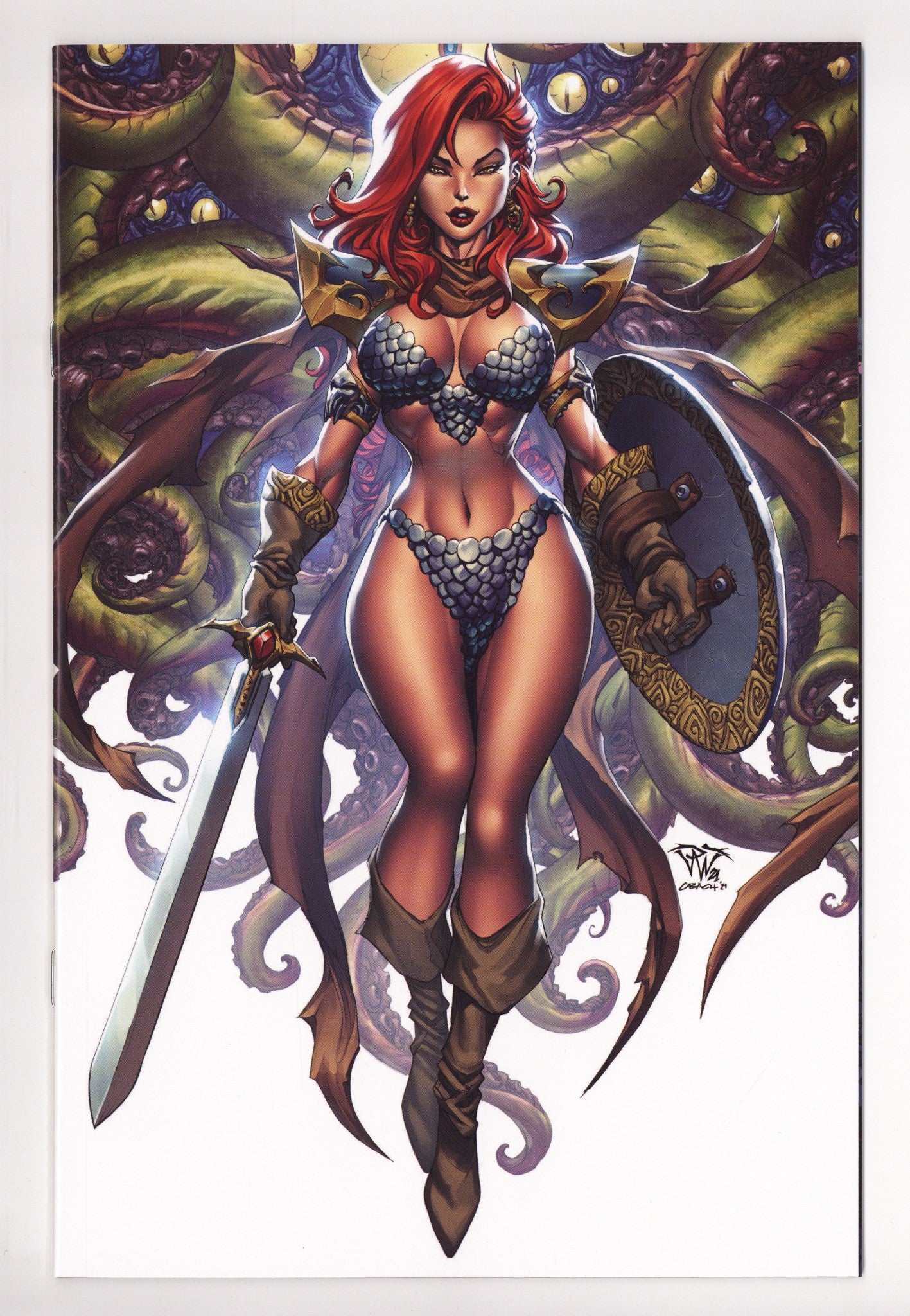 Red Sonja Vol 6 6 High Grade (2021) Pantalena Exclusive Variant 