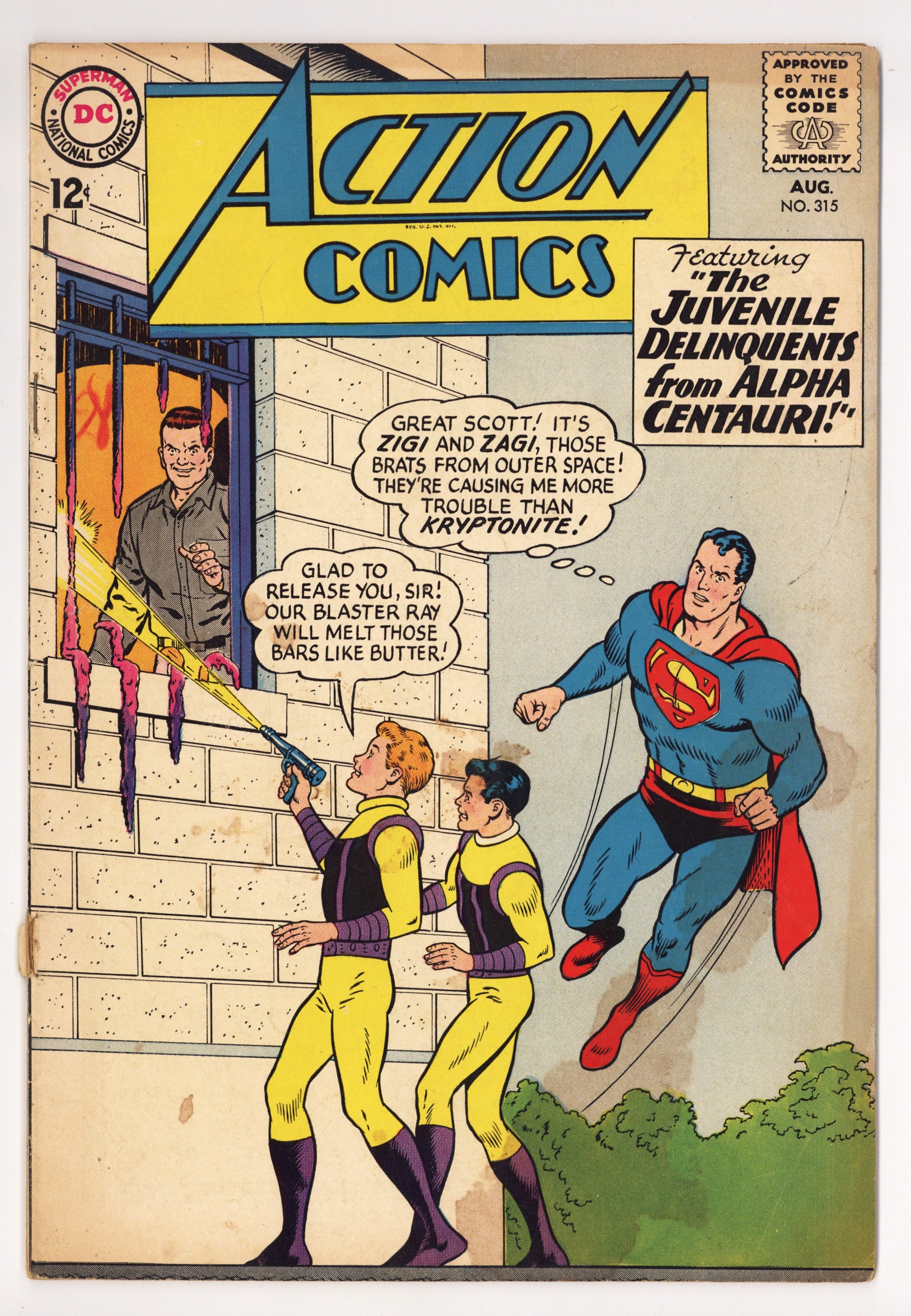 Action Comics Vol 1 315 GD/VG (3.0) (1964) 
