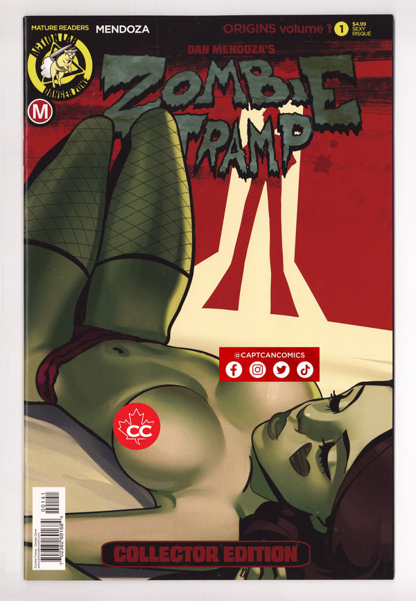 Zombie Tramp Origins 1 VF/NM (9.0) (2017) Celor Risque Variant