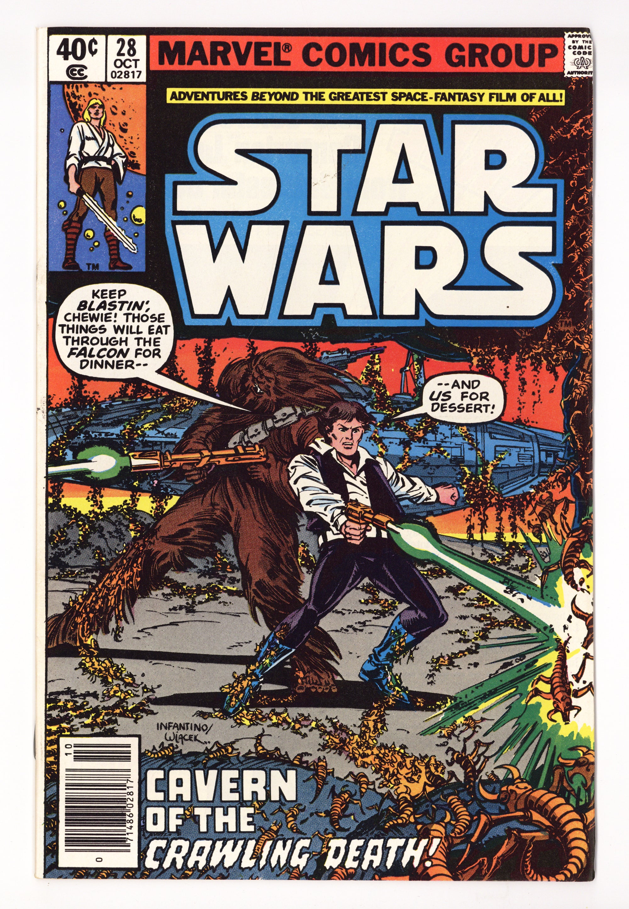 Star Wars Vol 1 28 VF- (7.5) (1979) Newsstand 